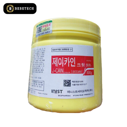 Kem ủ tê j-cain 29.9% tem đỏ kem ủ tê lăn kim xăm mày môi. hũ 500gr dùng phi kim, lăn kim