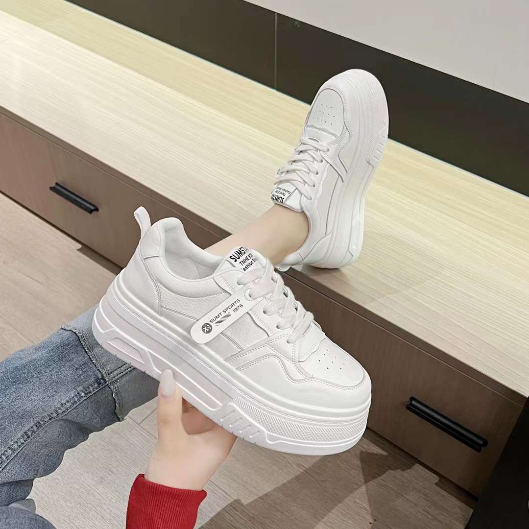 Giày thể thao,Giày sneaker nữ mã CK6207 đen trắng