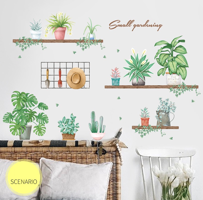 Decal dán tường Khu vườn nhỏ - C23 -kiddecals