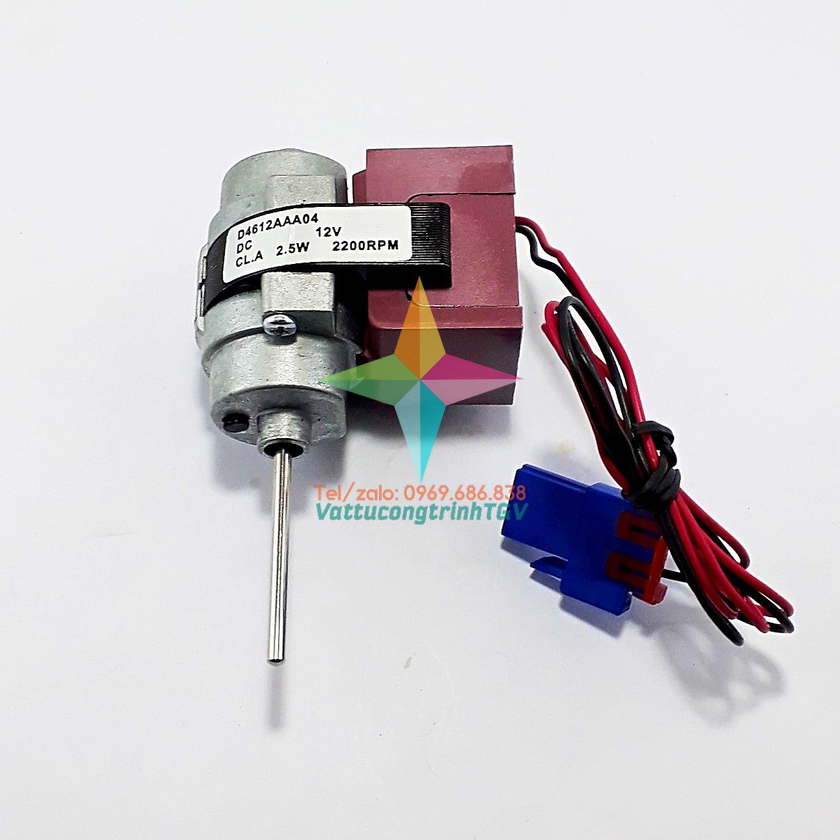 Motor quạt tủ lạnh DEAWOO DC 12V - 2.5W