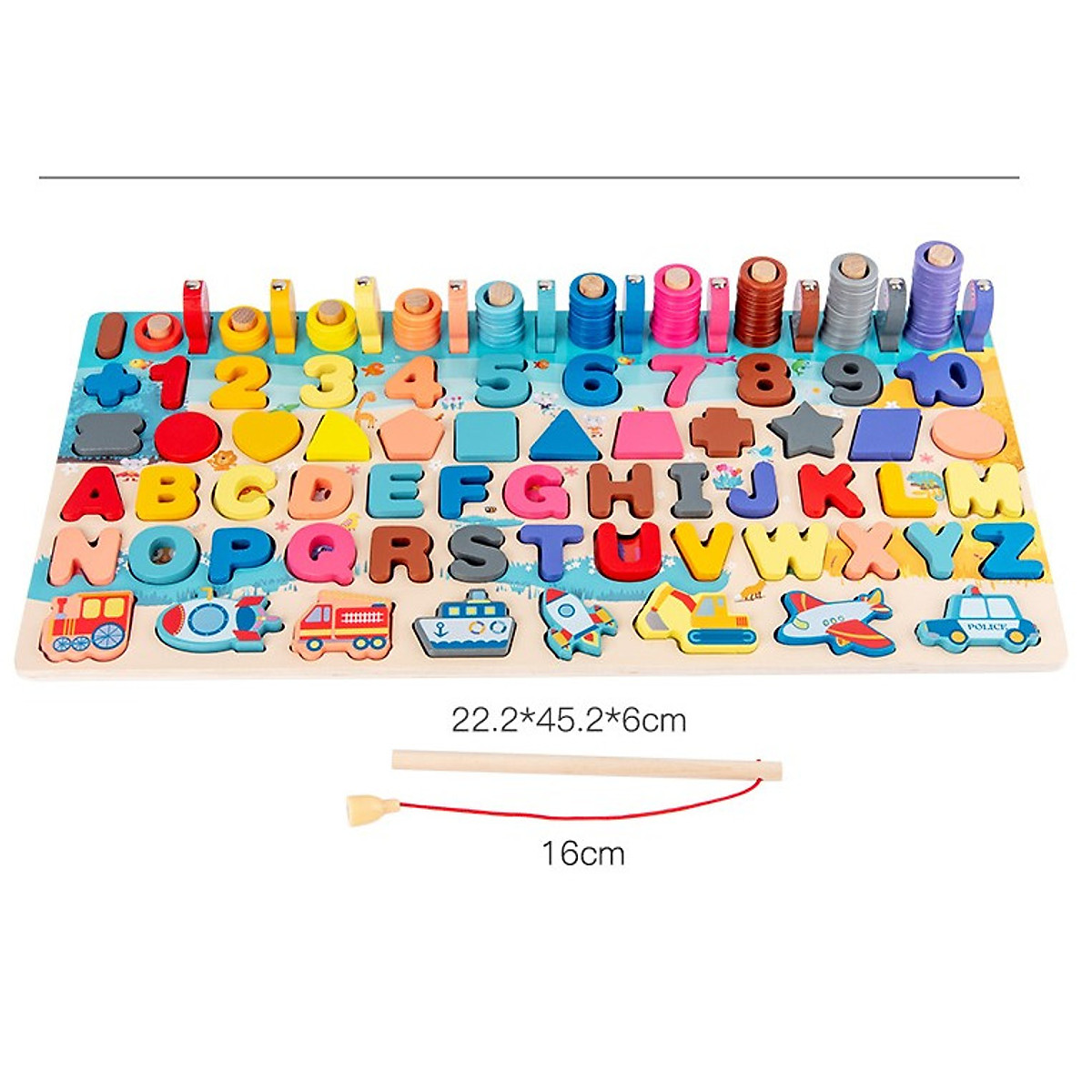 Đồ wooden toy 6 in 1