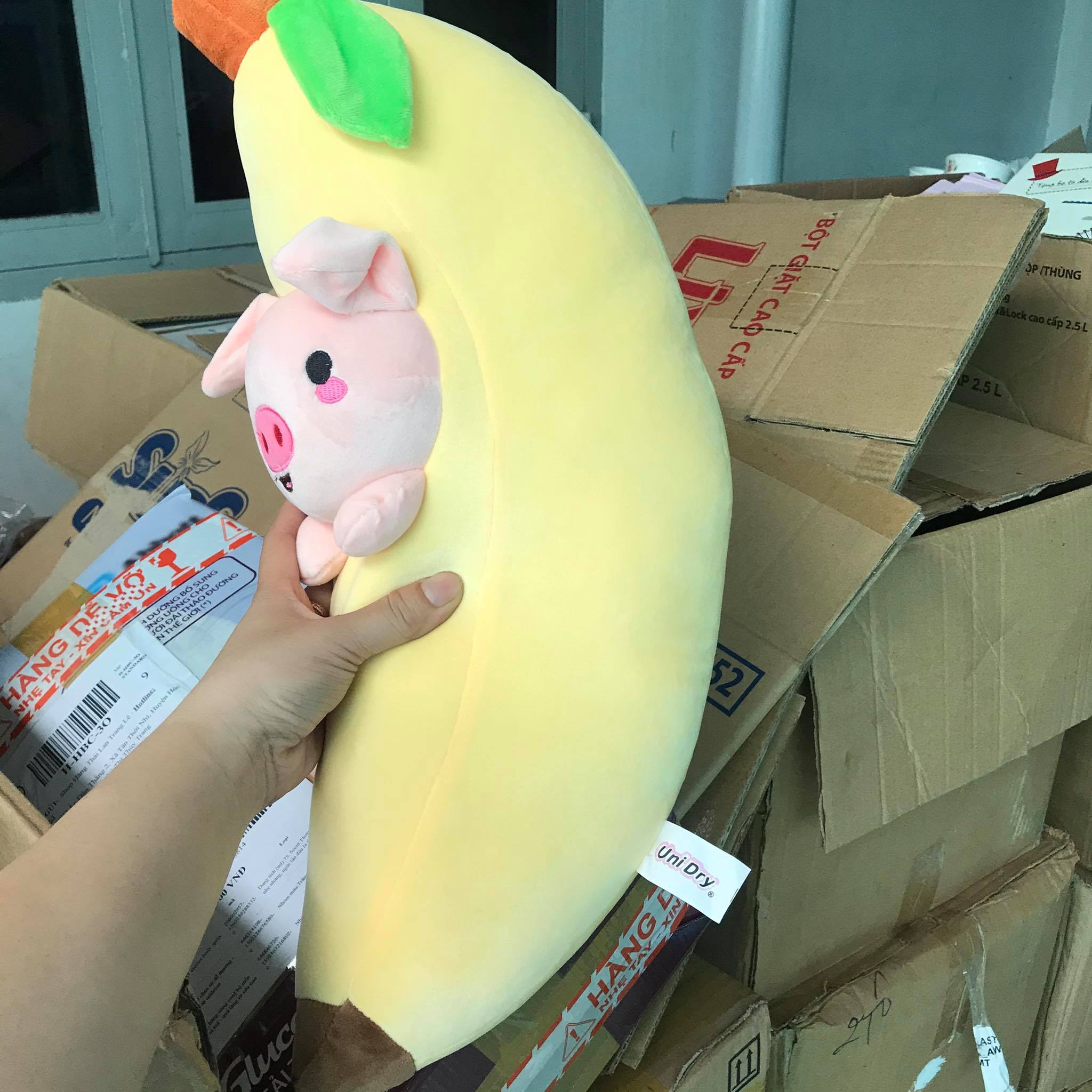 Gấu Bông Hình Trái Chuối Dễ Thương