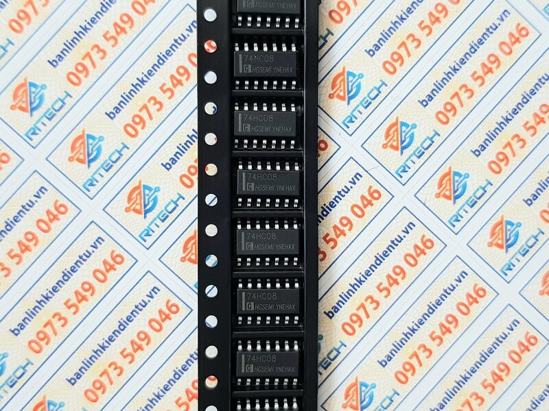 [Combo 10 chiếc] 74HC08D, SN74HC08D IC Chức Năng SOP-14