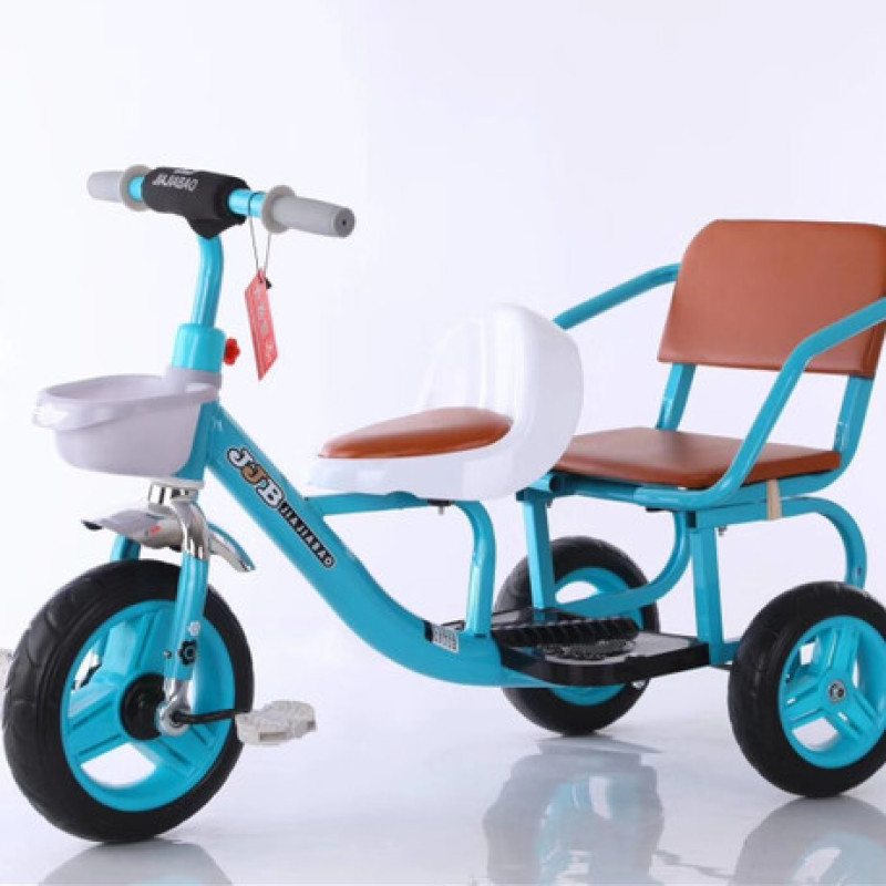 Xe đạp 3 bánh 2 ghế xích lô cho bé