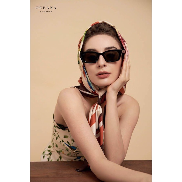 Oceana London - Khăn lụa vuông Malina Scarf