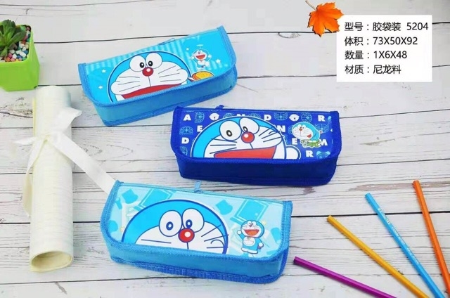 Ví đựng bút hình doreamon,2 ngăn