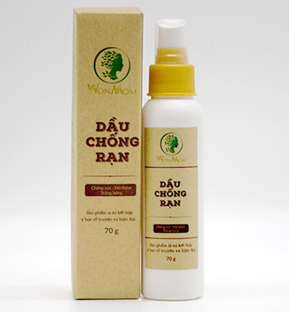 Dầu Chống Rạn Da Cho Mẹ Bầu Wonmom 70g