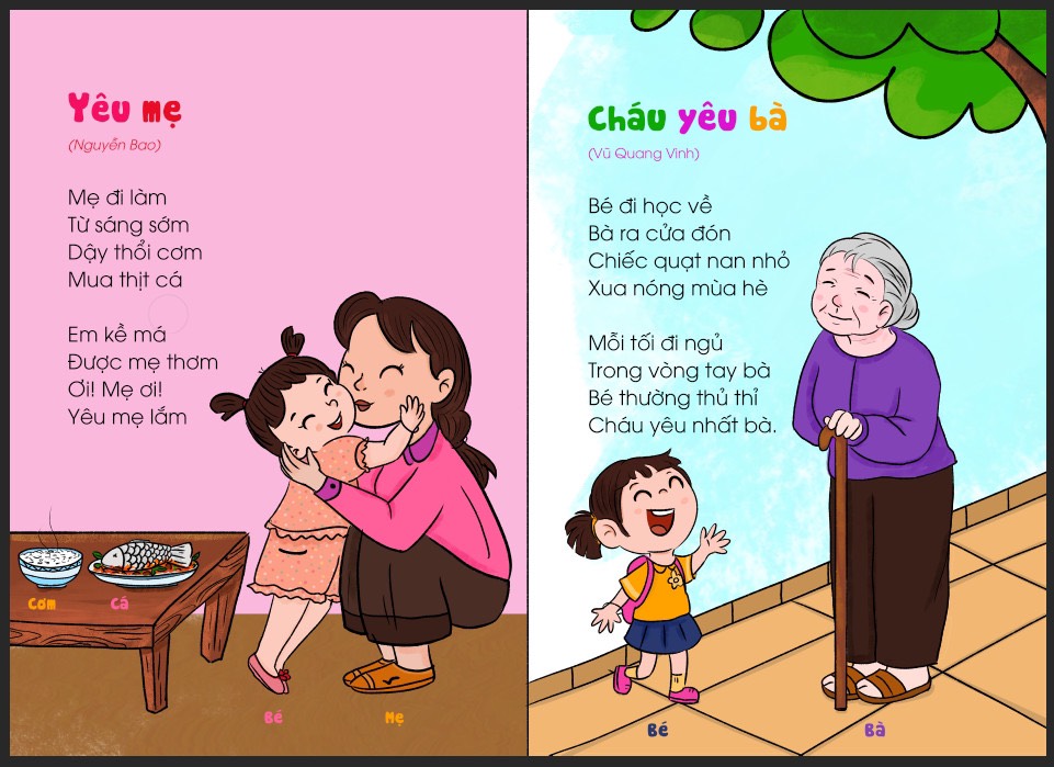 Thơ Cho Bé Học Nói - Bìa Cứng