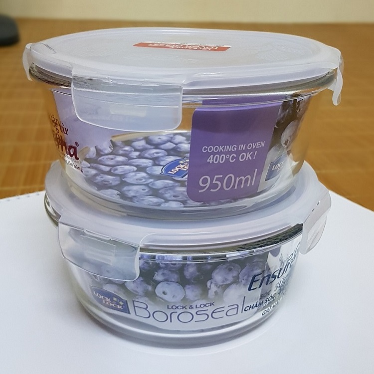 Hộp Thuỷ Tinh Chịu Nhiệt Lock&Lock 950ml