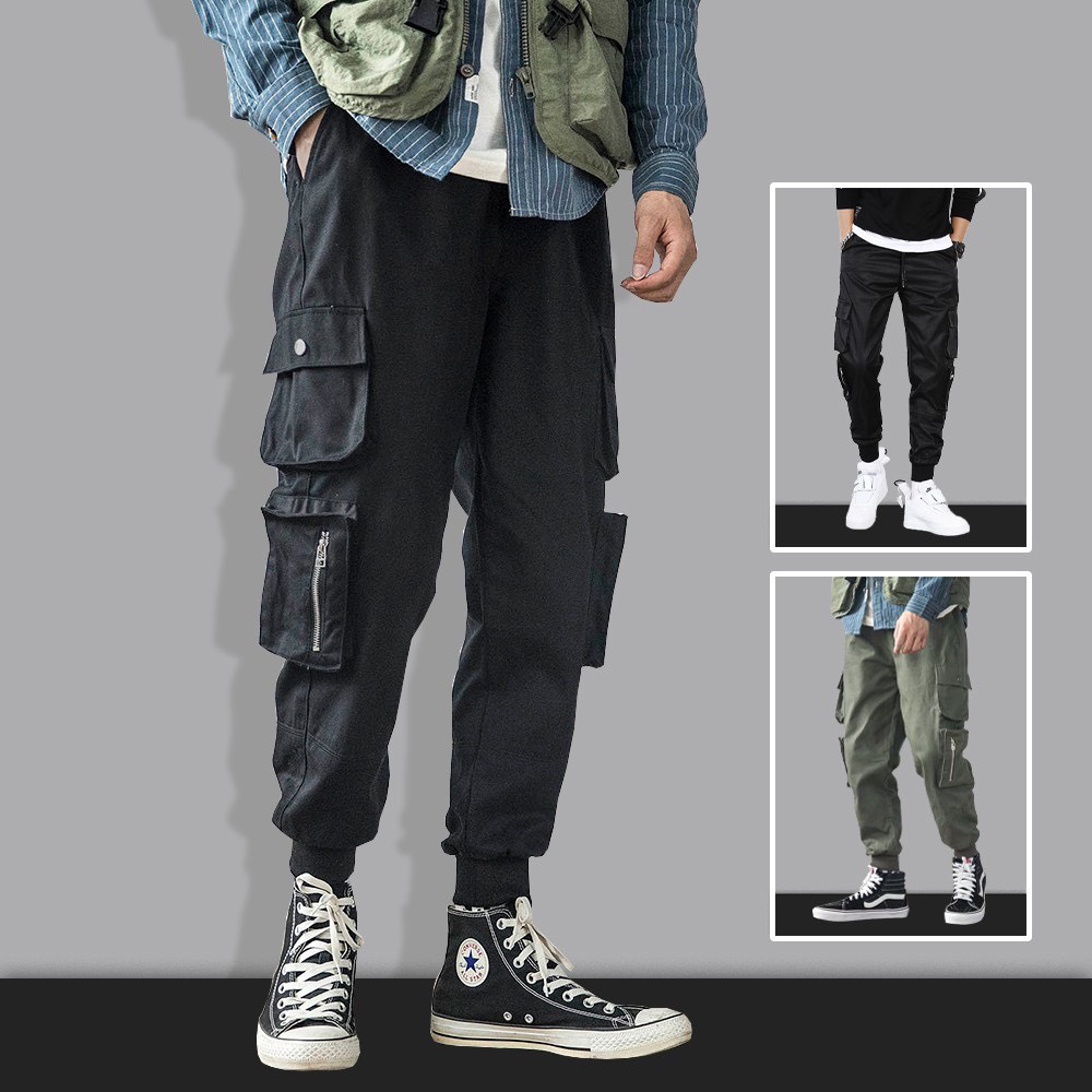 Quần Jogger Túi Hộp Nam Phối Túi Khoá Kéo Go Gấu Cá Tính Độc Đáo Hot Trend 2024 Thời Trang FASHION4MENHCM JOGGER 9000027