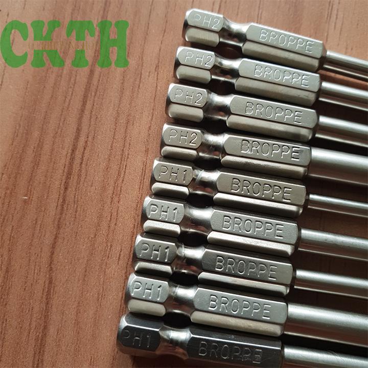 Bộ 9 mũi tô vít 100mm cho khoan