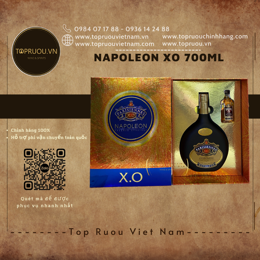 NAPOLEON XO - 700ML - CHÍNH HÃNG 100% (HỘP)