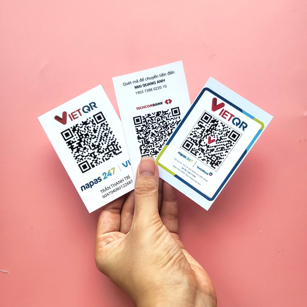 Tem Mã Qr Code ngân hàng (In theo yêu cầu)