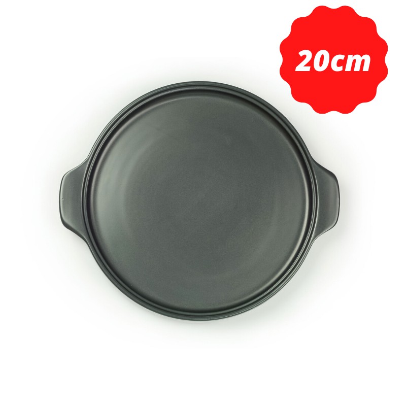 [HCM][ Tặng đĩa tròn 18cm và đế lót gỗ] Chảo cạn dưỡng sinh Minh Long 20 Cm