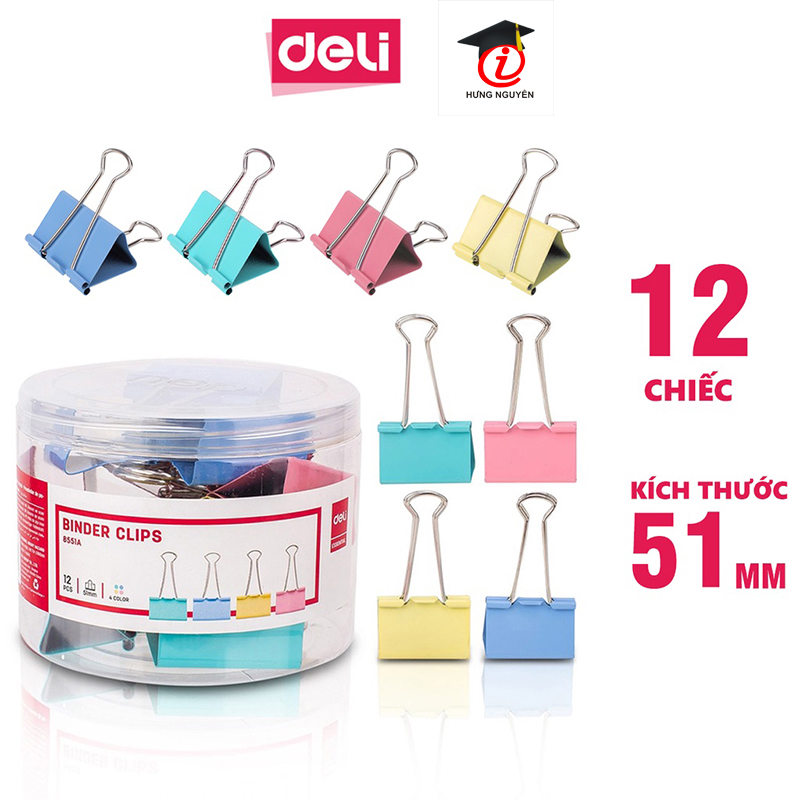 Kẹp bướm màu 50mm 8551a