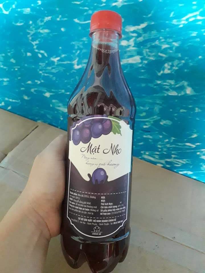 [HCM1] Mật nho đường phèn Phan Rang - Ninh Thuận (Chai nhựa tiện lợi - 750ml)