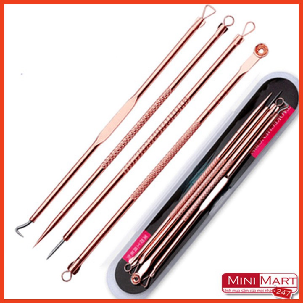 Bộ cây nặn mụn 4 cây 8 đầu