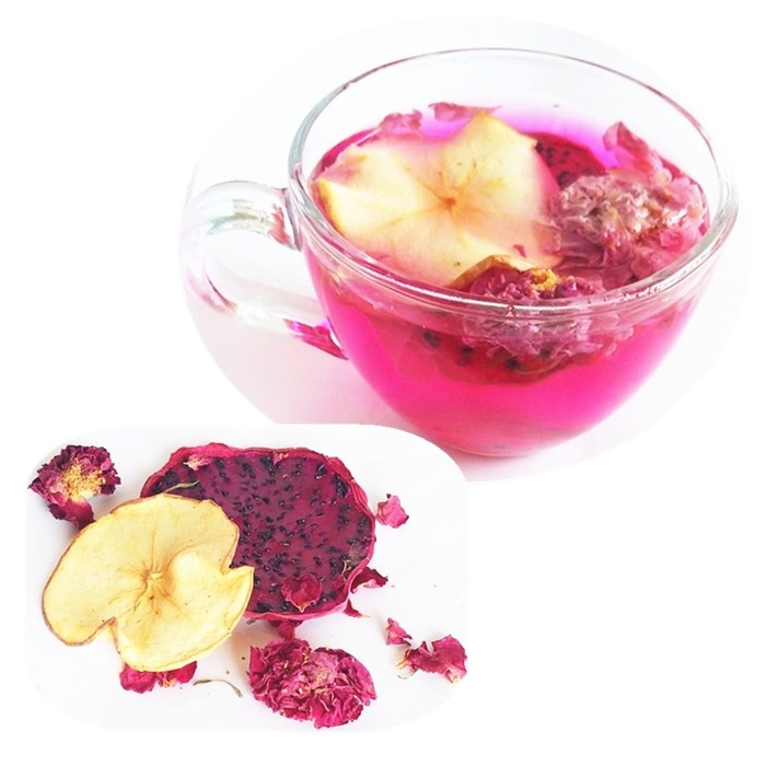 Detox trái cây Set 30 gói kèm bình pongdang nhựa cao cấp 650ml