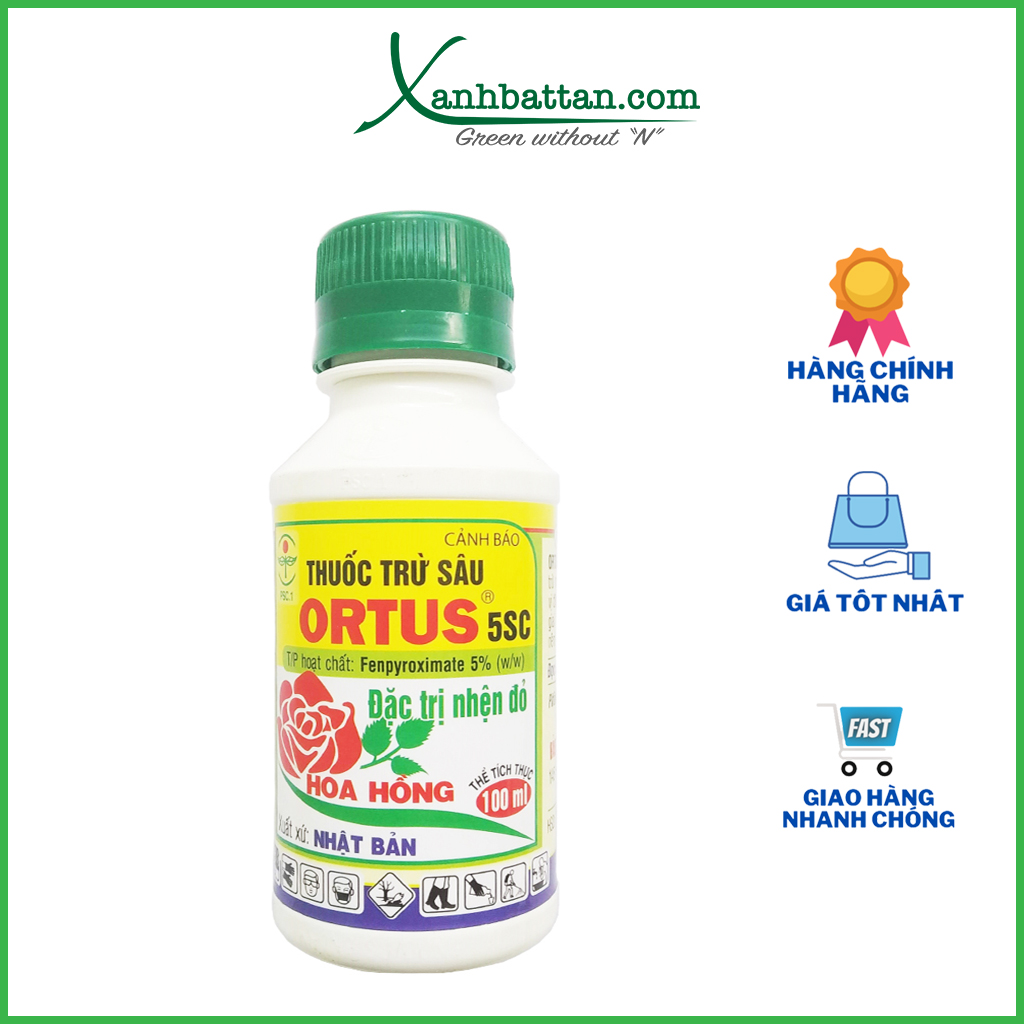 Chế Phẩm Trừ Bọ Trĩ Và Nhện Đỏ Ortus Chai 100 ml