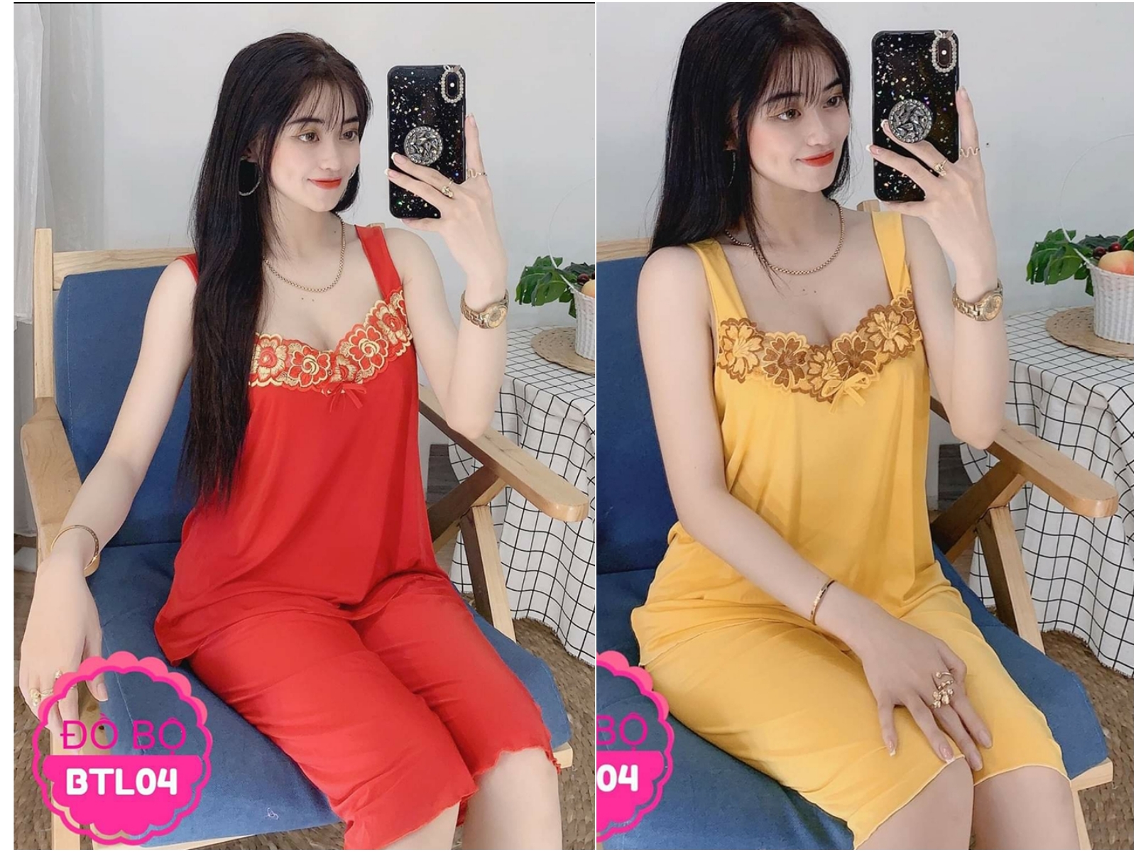 [FREESHIP] ĐỒ BỘ NGỦ THUN LẠNH LỬNG NỮ MẶC NHÀ - M37