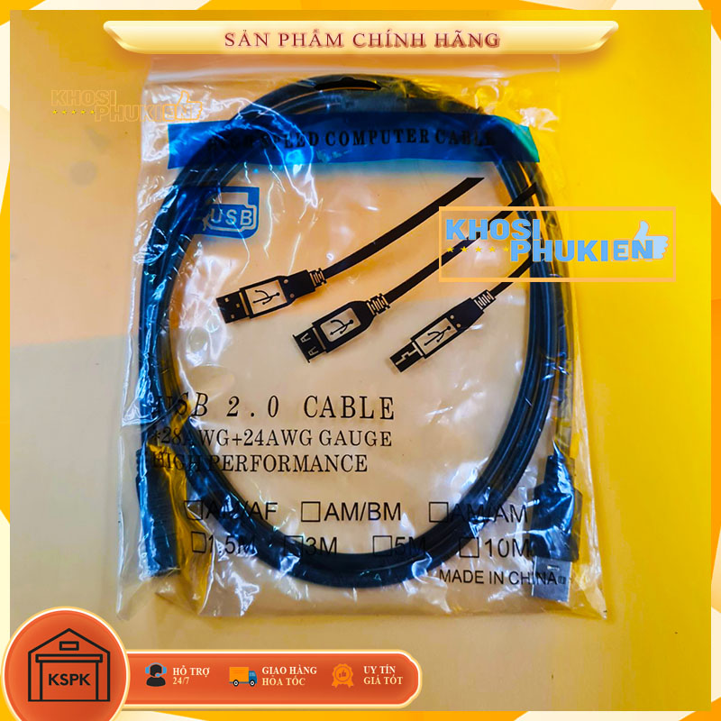 Dây USB nối dài 5m /1.5m chống nhiễu TỐT