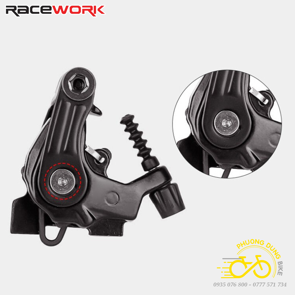 Bộ Cụm phanh thắng đĩa cho xe đạp Road RACEWORK