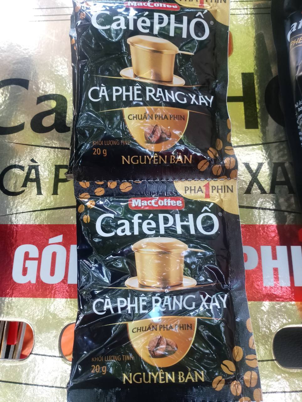 Combo 20 gói Cà Phê Phố Rang Xay  Pha Phin