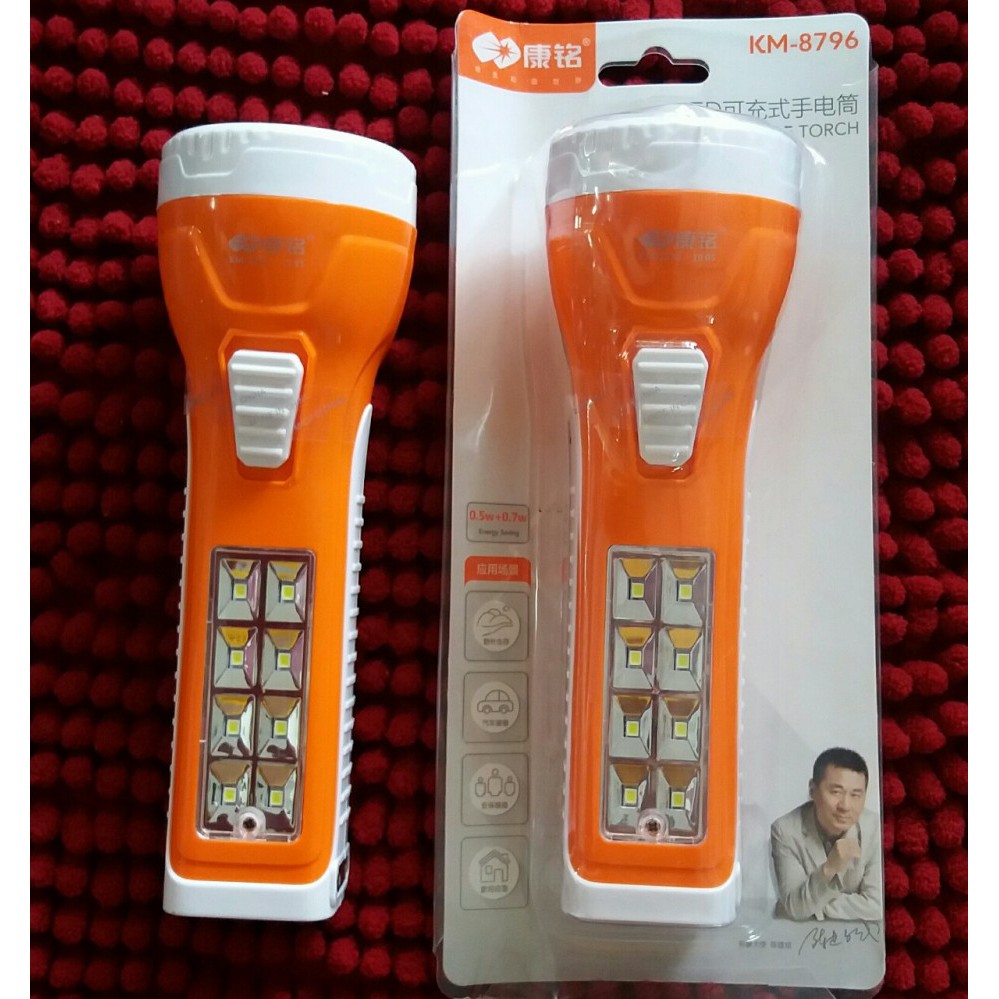 [HCM]Đèn Pin 8 Led 8796- VI TÍNH CHẤN HƯNG
