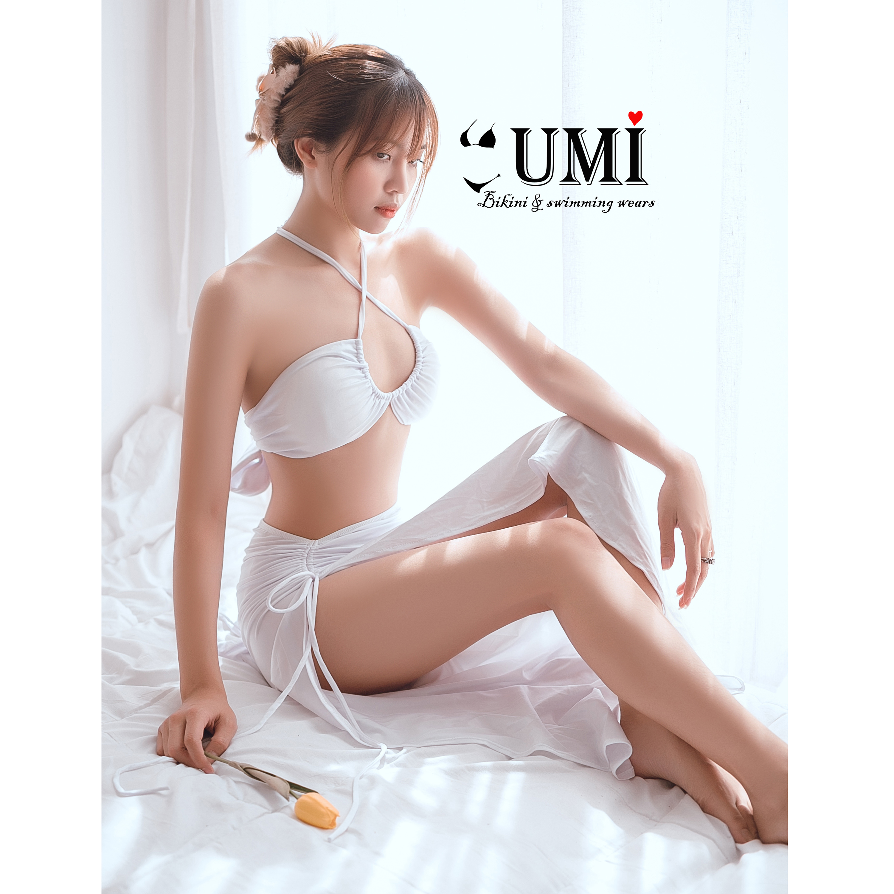BIKINI 2 MẢNH SÉT 3 MÓN KÈM KHĂN CAO CẤP BIKINI UMI