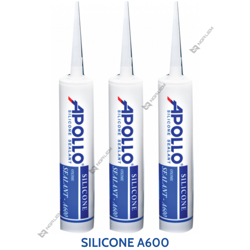Keo Silicon Apollo A300, A500 (Trong, Sữa, Xám, Đen) (300ml)