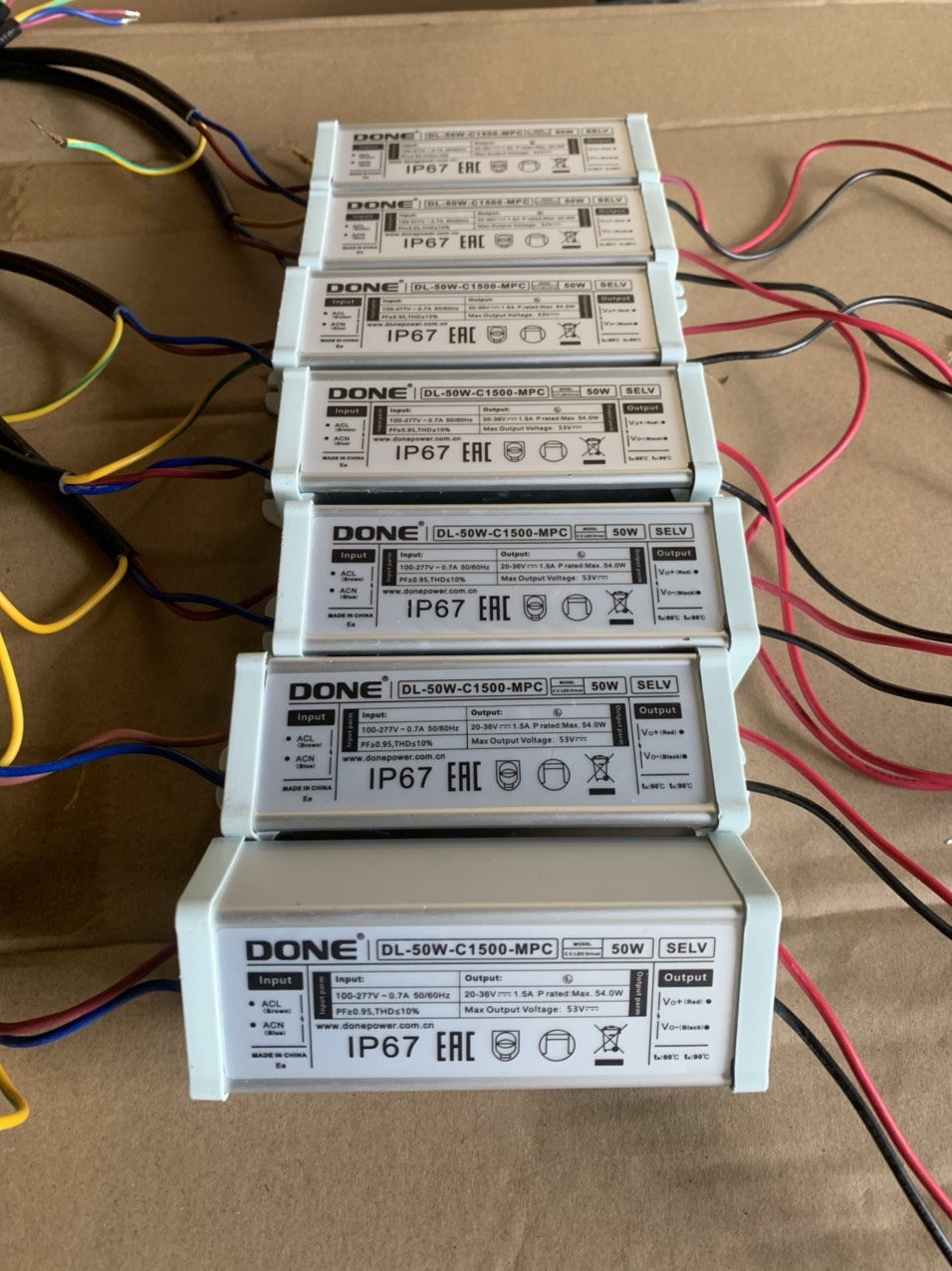 Driver LED DONE 50w DL C1500 MPC cho lắp ráp đèn LED