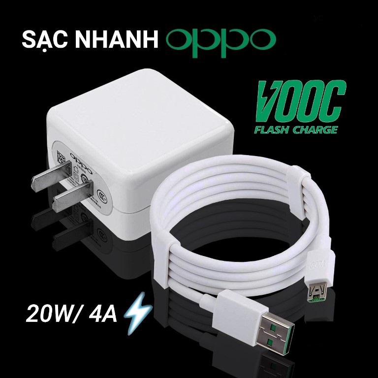 Bộ cáp sạc oppo 2A zin cho các dòng máy oppo