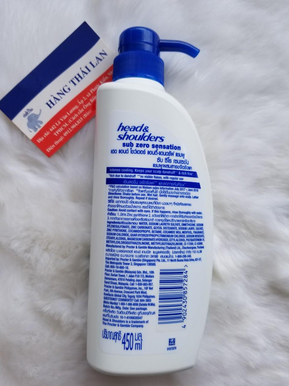 [HCM]Dầu gội Head & Shoulders Thái Lan