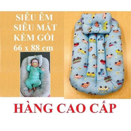 Đệm ngủ thông minh cho bé chất vải cotton