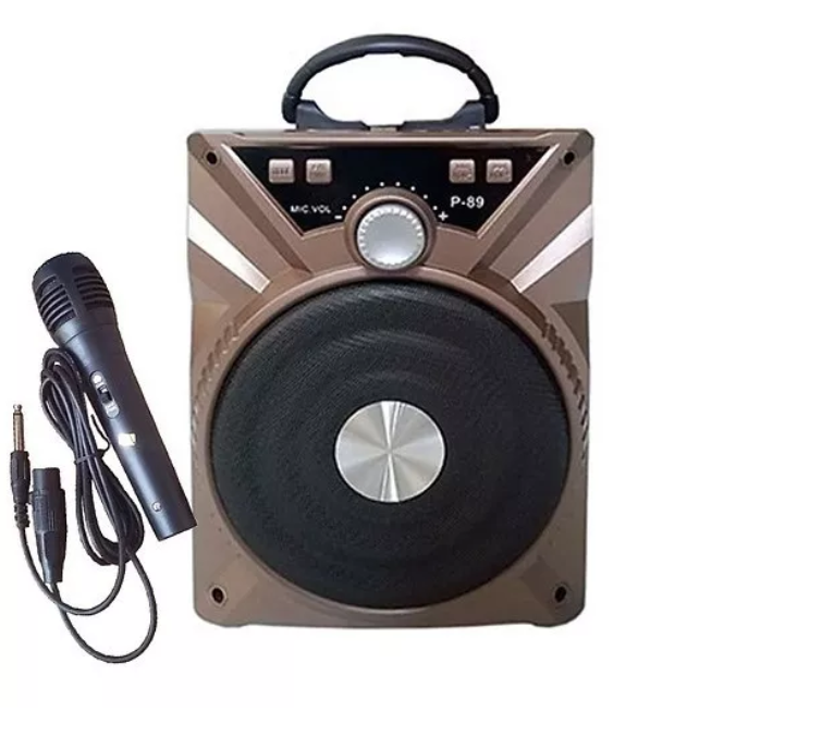 Loa P88-P89 CHÍNH HÃNG bluetooTh karaoke tặng 1 mic MẪU MỚI 2023