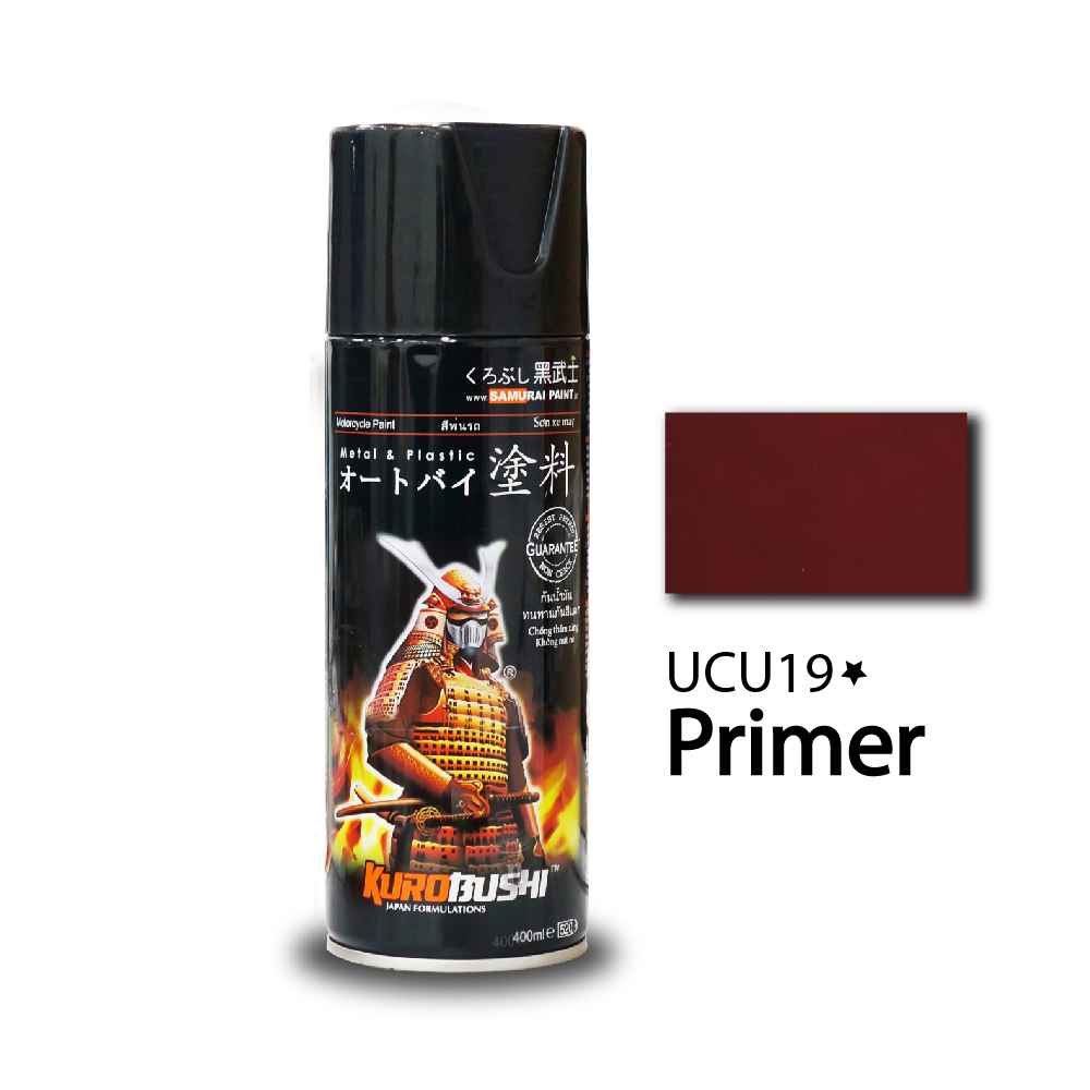 CHAI SƠN LÓT CHỐNG RỈ SAMURAI UCU19 MÀU ĐỎ 400ML CHUYÊN DỤNG CHO KIM LOẠI BẢO VỆ KHỎI RỈ SÉT