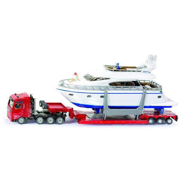 Đồ Chơi Mô hình Xe tải chở du thuyền SIKU 1849