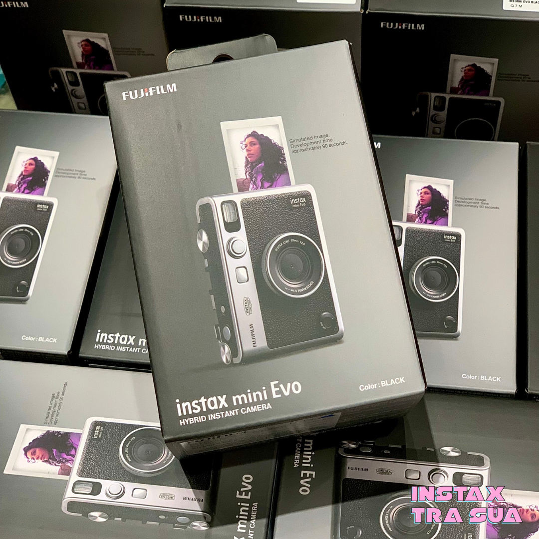 Fujifilm Instax Mini Evo - Máy ảnh lấy ngay Fujifilm - Chính hãng BH 1 năm - Tặng kèm 10 film