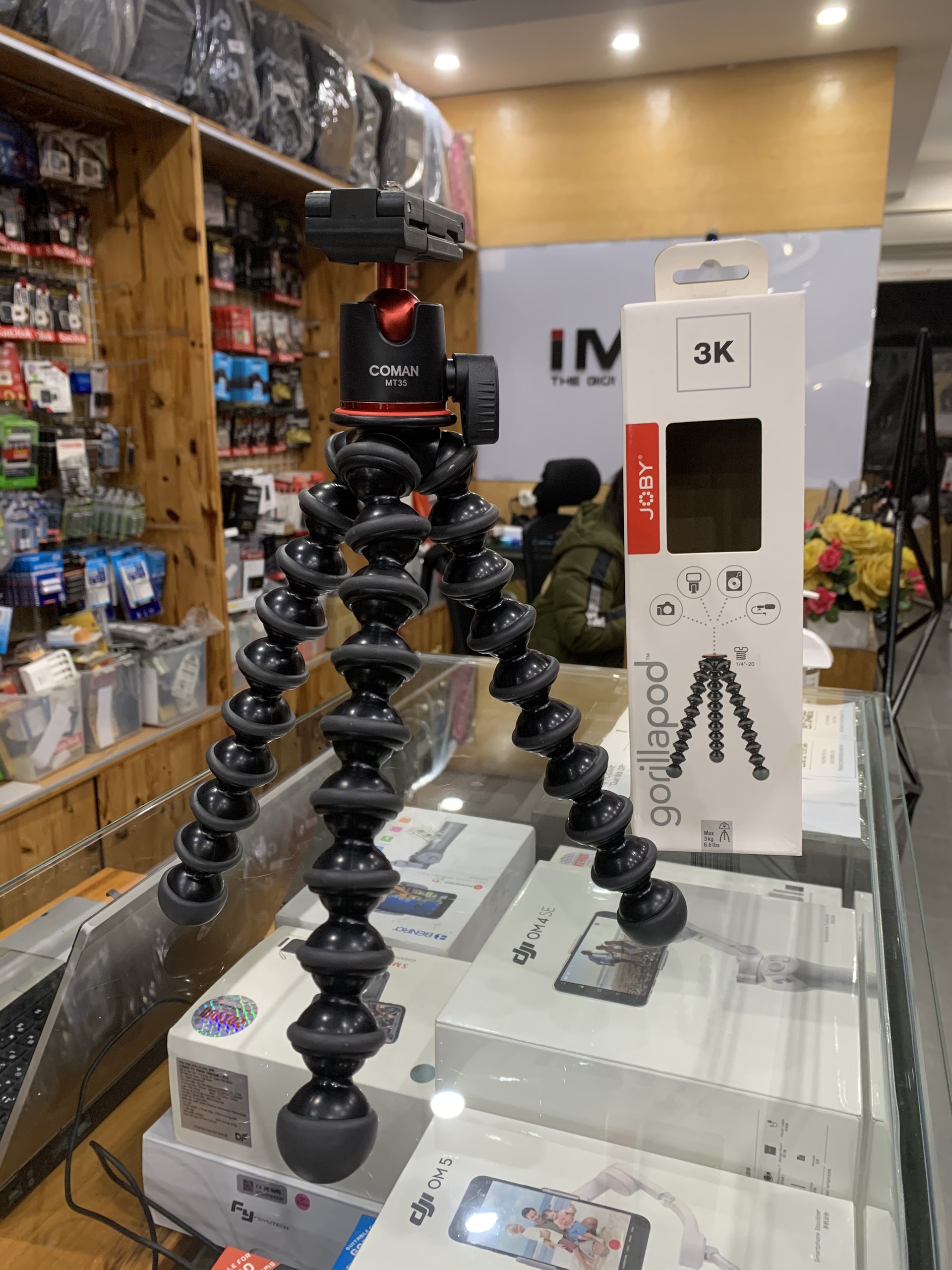 Chân xoắn Joby Gorillapod 3K + Ball Coman (Chính hãng)