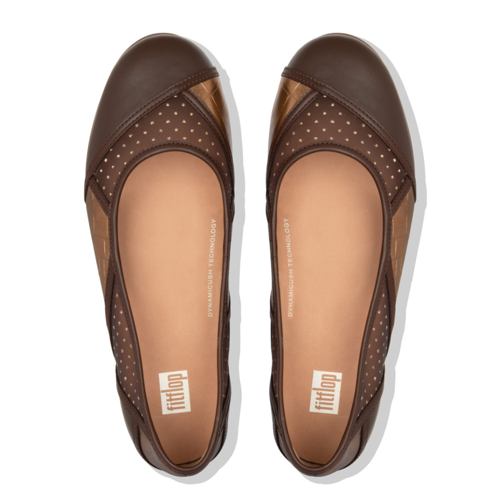 GIÀY BÚP BÊ NỮ FITFLOP AL1 -NÂU