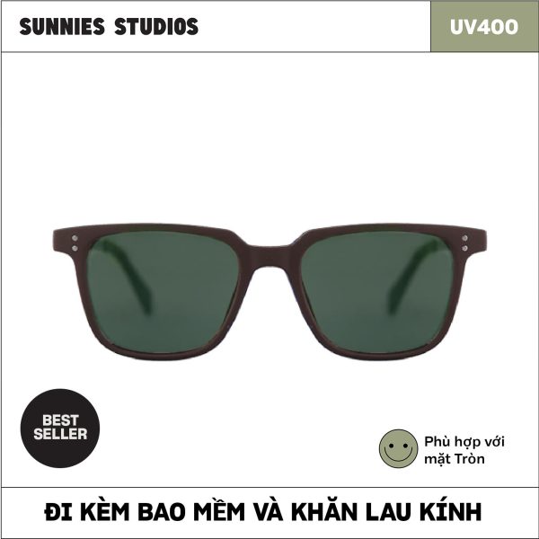 Giá bán Kính mát Sunnies Studios Gọng Vuông Henrick in Mantis