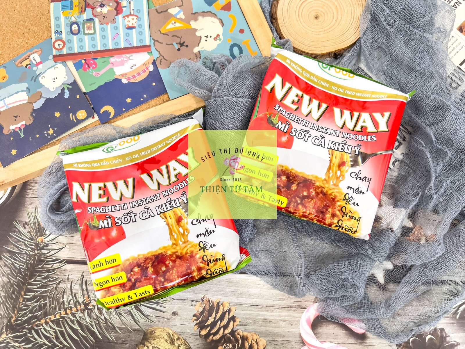 Mì Ý Sốt Cà New Way Vị Chua Ngọt Chuẩn Ý Gói Ăn Liền