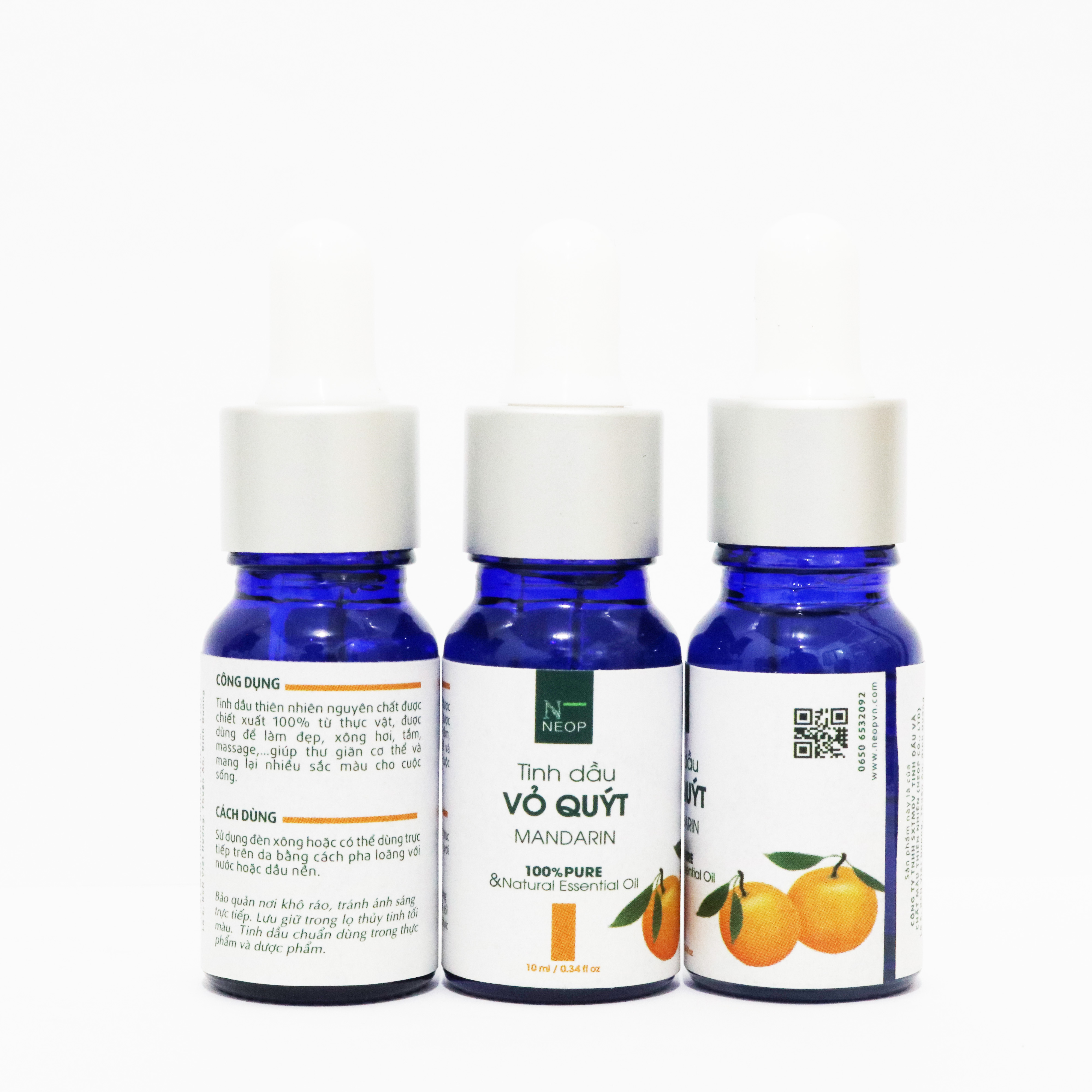 Tinh Dầu Vỏ Quýt NEOP (UK) 10mL - Mandarin Essential Oil