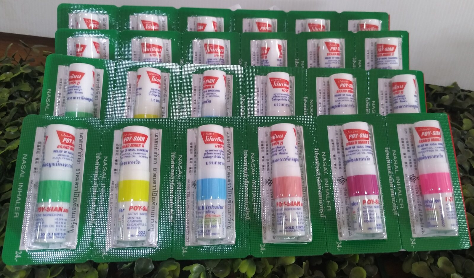 Combo 6 Ống Hít Thông Mũi POY-SIAN