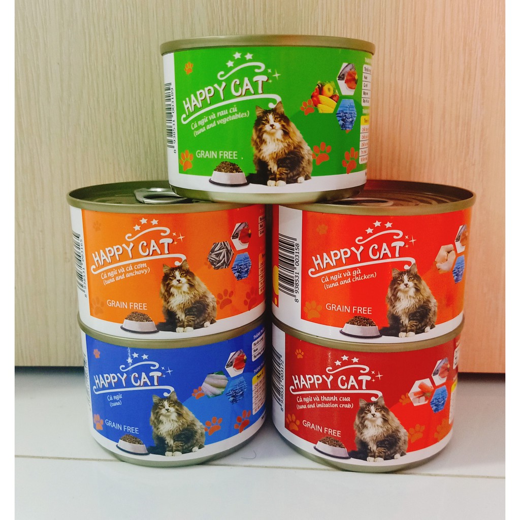 [HCM]Pate HAPPY CAT cho mèo 160gr