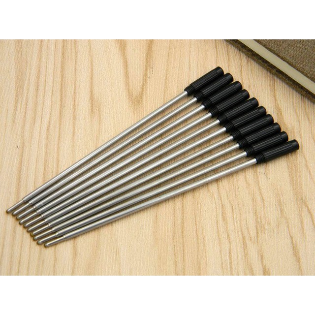 Combo Ruột ngòi cho bút viết Bi nét 0.7 mm vỏ sắt dài, vặn xoáy ra ngòi