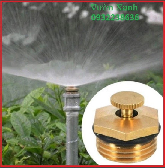 Set 5 Béc quạt, béc dùng cho hệ thống tưới tự động, béc phun mưa cho vườn cây trái, khu sinh thái