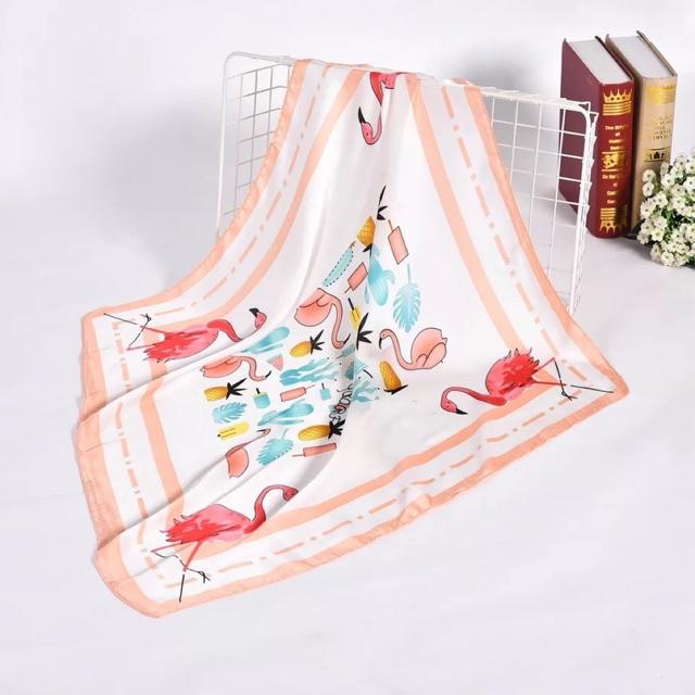 Khăn lụa vuông size 70x70cm Khăn choàng cổ lụa thanh lịch