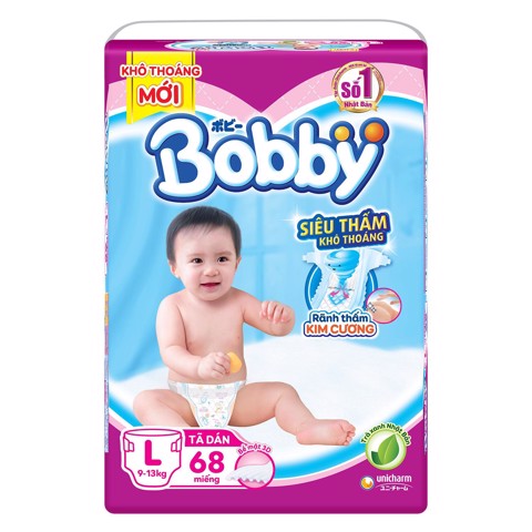 Bỉm dán bobby l68
