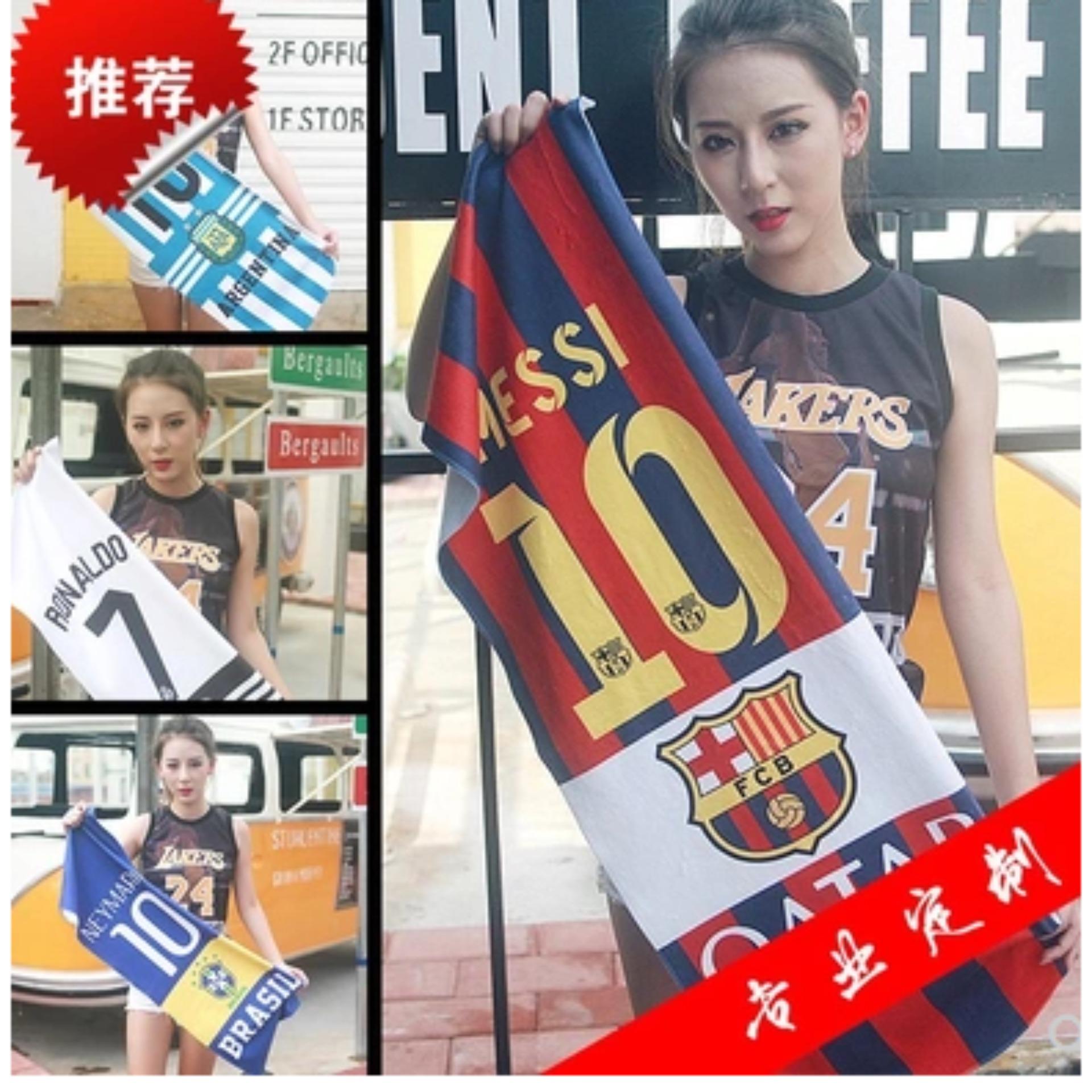 Khăn mặt cao cấp Ronaldo – Messi cực đẹp độc lạ dành cho fan bóng đá - LiDO Sports